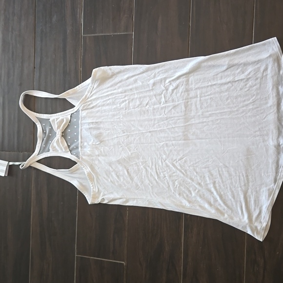 Victoria's Secret I Do Collection White Racerback Tunic NWT L/G - Picture 3 of 8